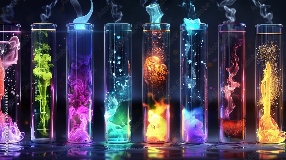 The world of chemistry in test tubes: a collection of glass vessels The world of chemistry in test tubes: a collection of glass vessels