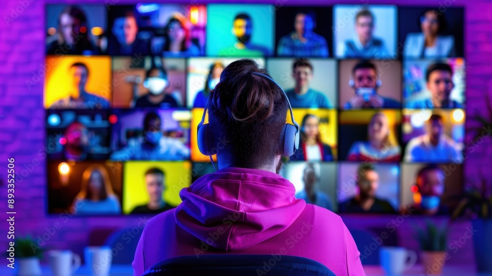Virtual Conference with Diverse Speakers Presenting Topics via Video Calls Virtual Conference with Diverse Speakers Presenting Topics via Video Calls