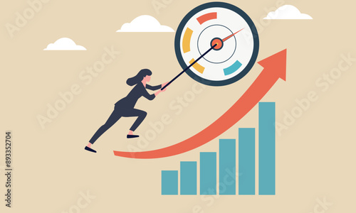 Businesswoman boost performance, innovate, and stay focused to win prestigious trophies	
