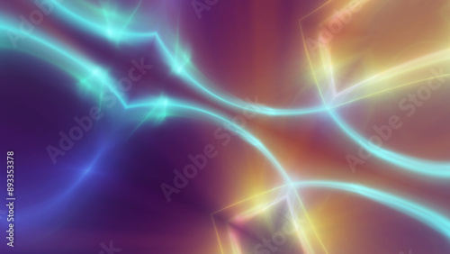 background neon line wave illustration