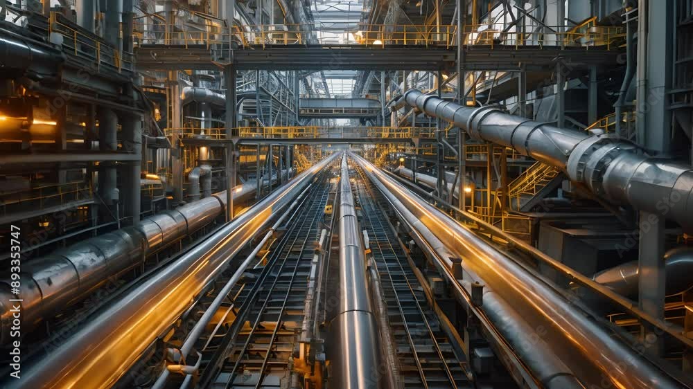 A Glimpse into a Modern Manufacturing Facility Industrial Infrastructure A Glimpse into a Modern Manufacturing Facility Industrial Infrastructure