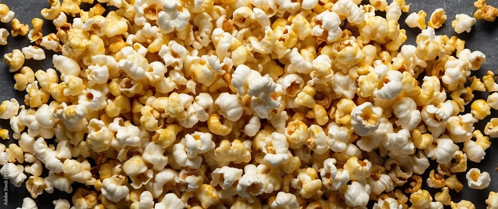 A vibrant, close-up image of fluffy popcorn, perfect for movie nights, parties, and festive gatherings, evoking a sense of fun and comfort.