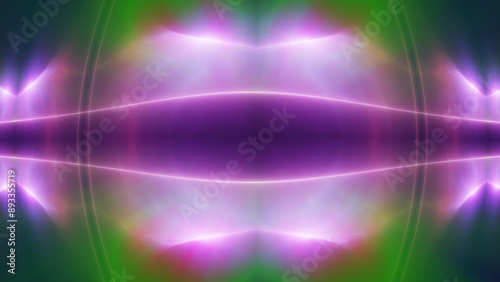 background neon line wave illustration