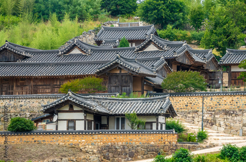 Photography Yangdong Village of Gyeongju, a traditional yangban (upper class) village from t