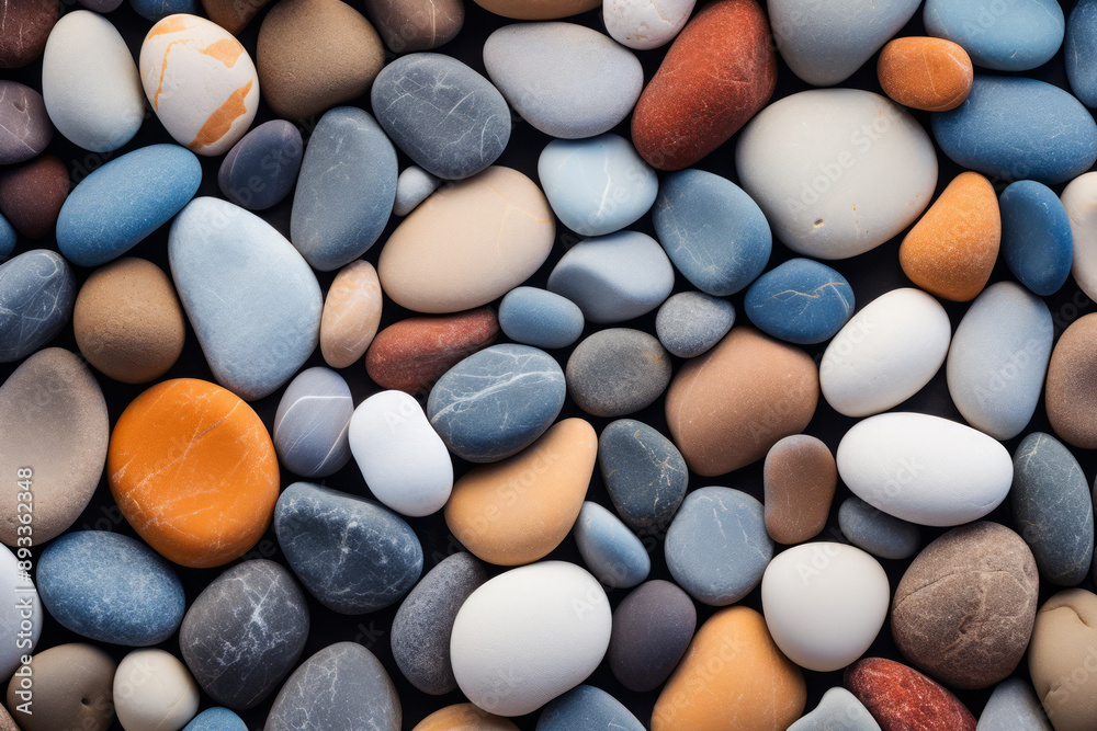 Processed collage of sea shore pebbles texture. Background for banner, backdrop or texture Processed collage of sea shore pebbles texture. Background for banner, backdrop or texture