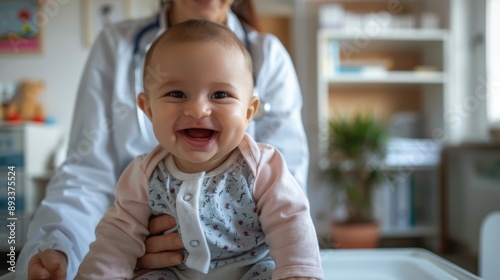 The smiling baby visit