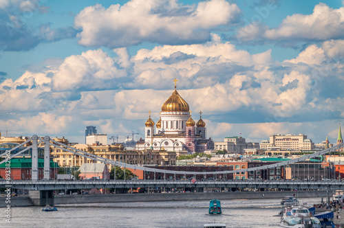 Cathedral of Christ the Saviour in Moscow, Russia