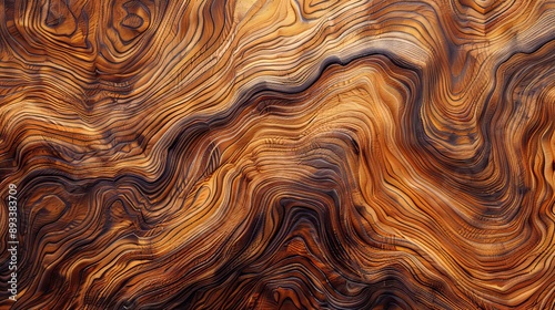 Organic Elegance Closeup of Rich Wood Grain Pattern for Design Inspiration
