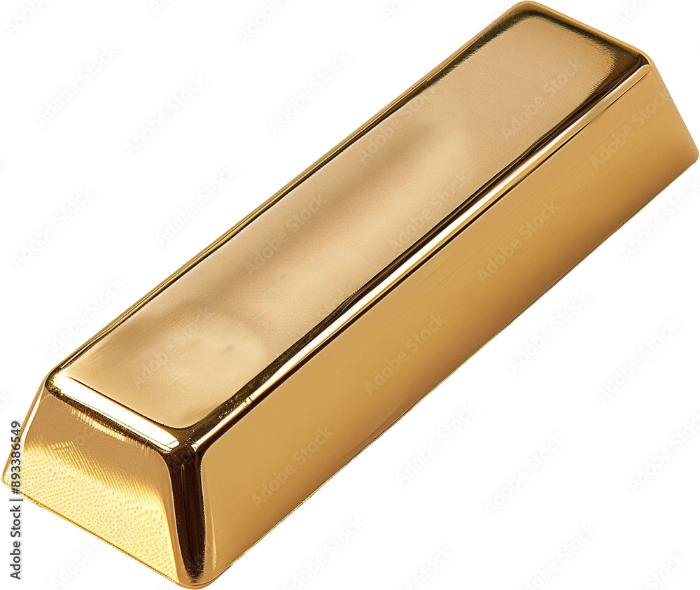 Golden Standard: A Close-Up of a Gold Bar Golden Standard: A Close-Up of a Gold Bar