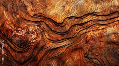 Exquisite Wood Grain Captivating Contrast and Intricate Details in HighResolution Stock Image