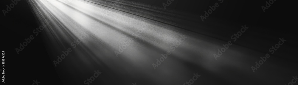 Light Emerging Background Elegant Beam of Light Emerging on Abstract Black Background ...
