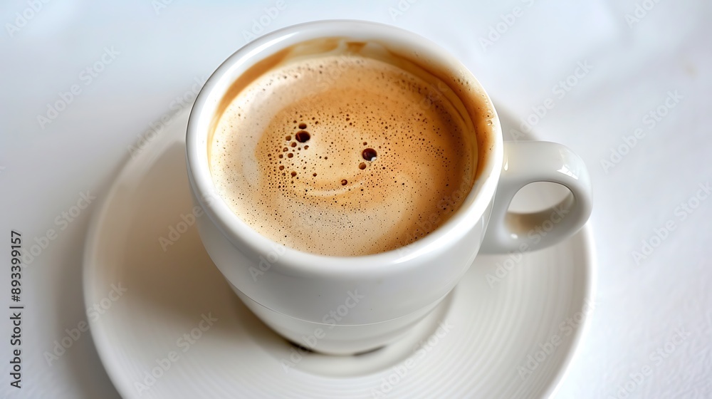 Beverage Espresso Europe Italy strong Italian coffee Coffea arabica white background Beverage Espresso Europe Italy strong Italian coffee Coffea arabica white background
