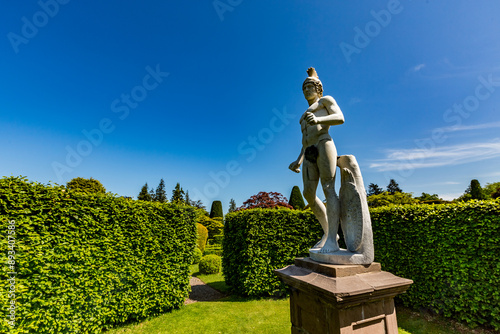 Drummond Castle Gardens, Perthshire, Scotland, UK photo