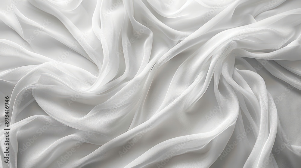 urve of white fabric background urve of white fabric background