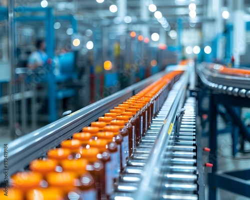 Wallpaper Mural Automated High Speed Food Packaging Line with Hygienic Production and Industry Concept Torontodigital.ca