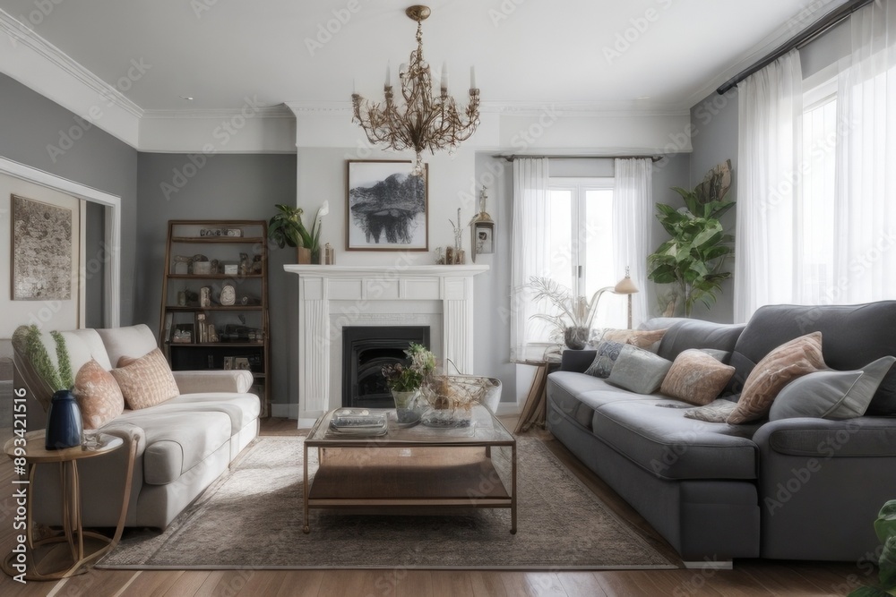 Family living room interior Family living room interior