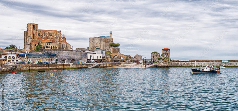 Fototapeta premium Castro-Urdiales, Cantabria, Spain, Europe