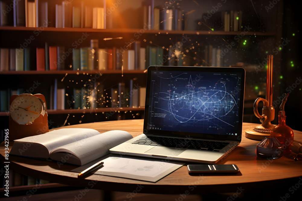 Conceptual Image of a Well-Equipped Study Space Designed for Conducive Learning and Academic Excellence Conceptual Image of a Well-Equipped Study Space Designed for Conducive Learning and Academic Excellence