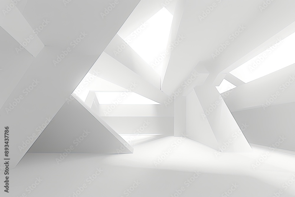 Modern Minimalist White Interior Modern Minimalist White Interior