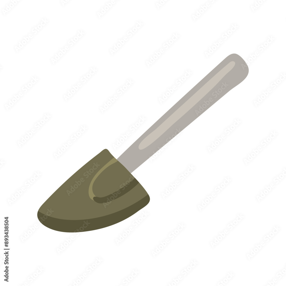 An insulated mixing spoon, one plastic spoon with a silicone nozzle, designed for kneading liquid dough. Flexible shape for the kitchen. Kitchen utensils