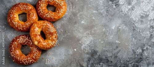 Top view of a traditional T...