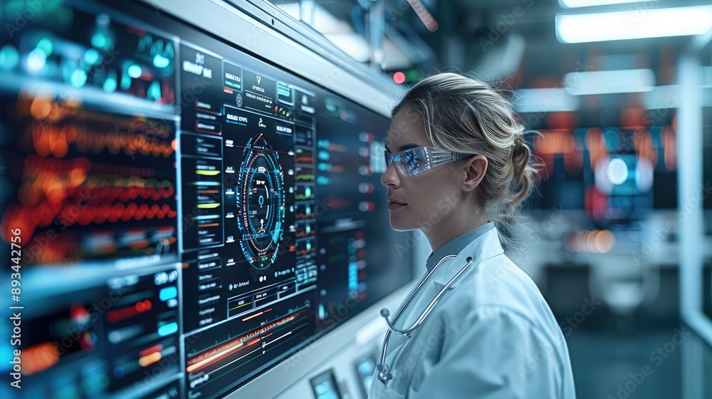 Innovative Clinical Decision Support System, software assisting healthcare providers, intelligent algorithms, real-time data analysis, user-friendly interface, modern healthcare. Generative AI. Innovative Clinical Decision Support System, software assisting healthcare providers, intelligent algorithms, real-time data analysis, user-friendly interface, modern healthcare. Generative AI.