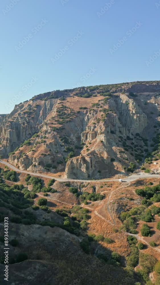 Manisa Kula Fairy Chimneys Aerial View Manisa Kula Fairy Chimneys Aerial View