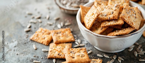 Healthy organic crispy crac...