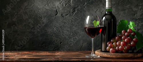 Concept of wine tasting wit...