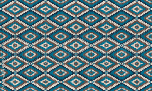 American tribal ethnic native pattern.Traditional Navajo,Aztec,Apache,Southwest and Mexican style fabric pattern.Abstract vector motifs pattern.For fabric,clothing,blanket,carpet,woven,wrap,decoration