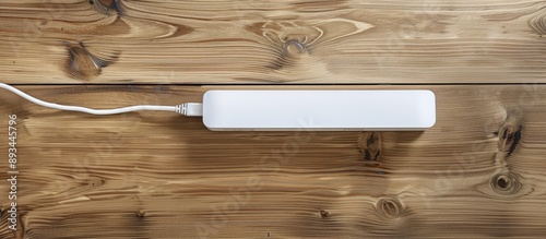 Empty white power strip on ...