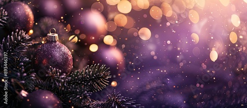 Violet abstract holiday bac...