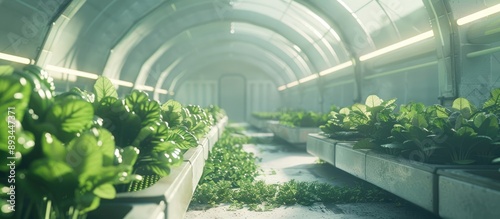 Hydroponic greenhouse produ...