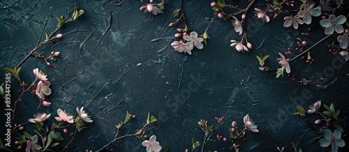 A top down view of blossomi...