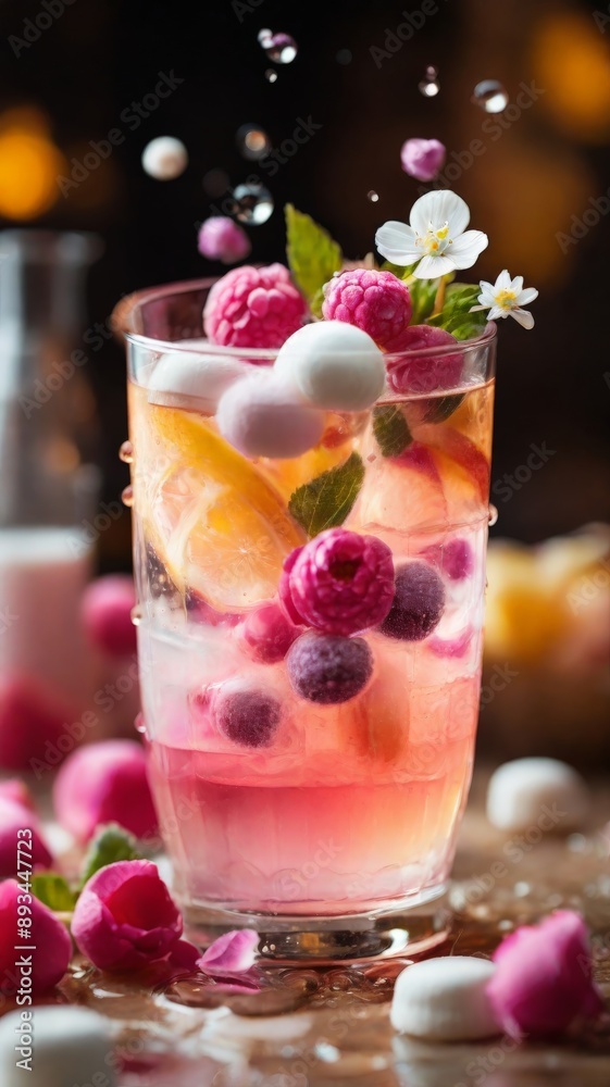cocktail in a glass cocktail in a glass