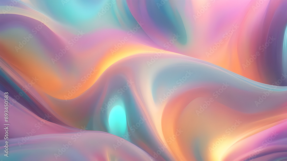 Obraz premium Mystical Abstract Glassmorphism