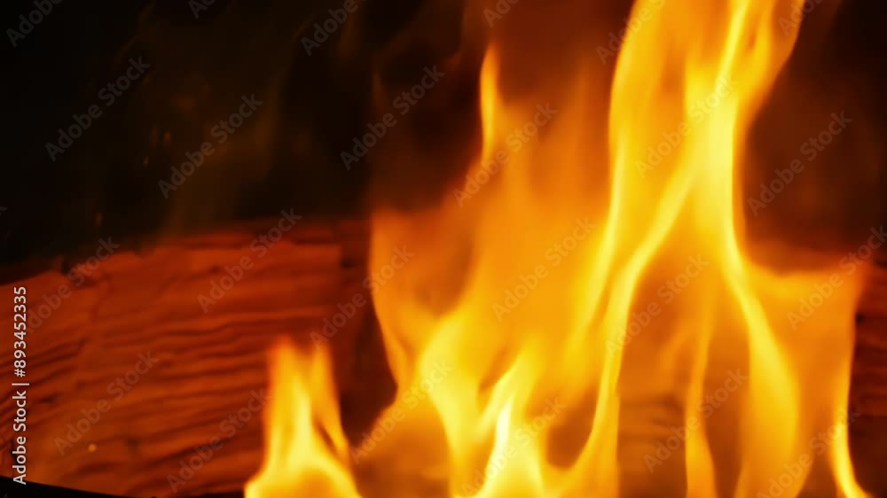 Embers in the Night: Mesmerizing Slow Motion Campfire - made with Generative AI Embers in the Night: Mesmerizing Slow Motion Campfire - made with Generative AI
