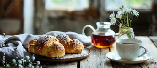 Gourmet breakfast image wit...