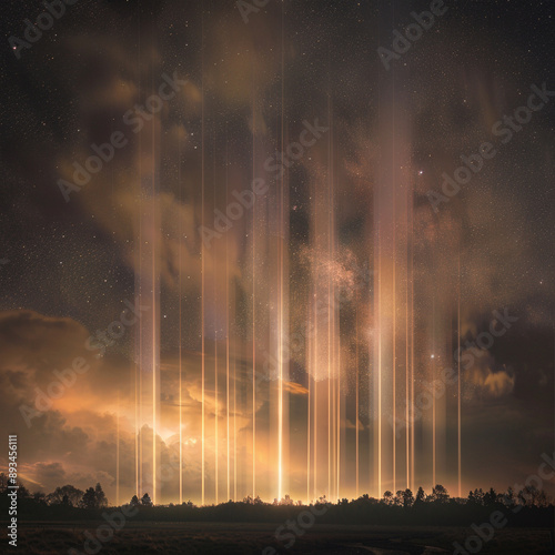 pillar of light from the sky