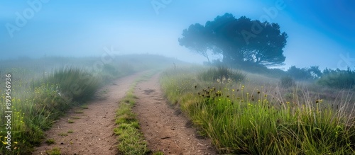 Scenic walking trail within...