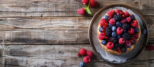 Delectable homemade cake to...
