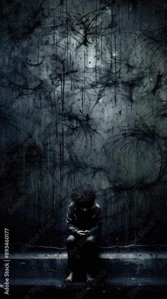 Dark wallpaper sadness architecture loneliness.