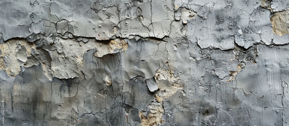 A textured, uneven wall with a gray paint that resembles a backdrop for a copy space image. A textured, uneven wall with a gray paint that resembles a backdrop for a copy space image.
