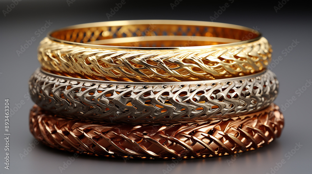 beautiful gold bangles, generative ai beautiful gold bangles, generative ai