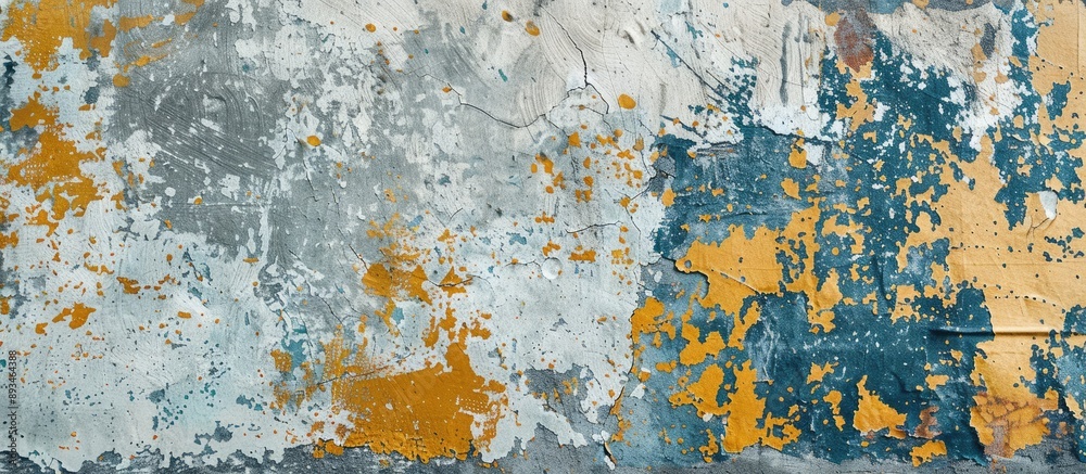 An original pattern created on a cement wall with sporadic brush strokes by a construction worker, ideal for backgrounds, textures, interiors, and copy space images. An original pattern created on a cement wall with sporadic brush strokes by a construction worker, ideal for backgrounds, textures, interiors, and copy space images.