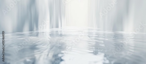 Blurry white abstract background with copy space image.