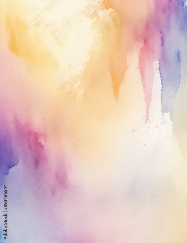 Fototapeta premium abstract watercolor background with splashes - colorful watercolor background with splashes - Generative AI