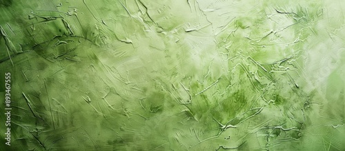 A detailed backdrop of light green texture that is perfect for a copy space image. photo