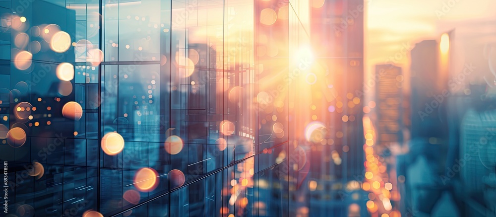 Fototapeta premium Evaluate your business concept with this engaging banner featuring copy space image