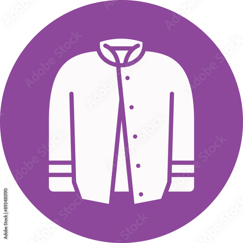Jacket glyph circle icon